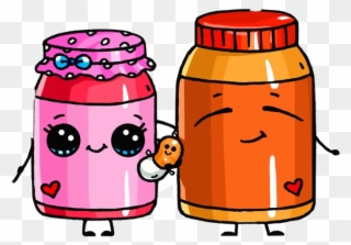 Draw So Cute Peanut Butter And Jelly Clipart