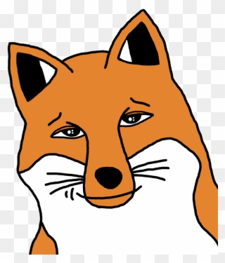 No Nope Thread Let's Fix That - Red Fox Clipart