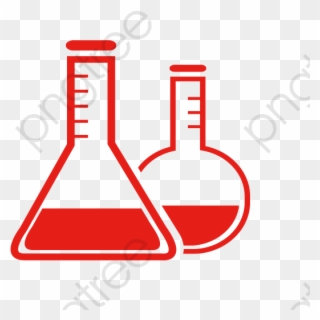 Beaker Clipart Red - Laboratory - Png Download