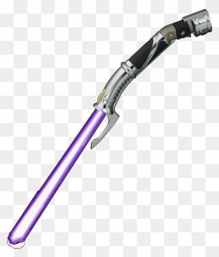 Curved Lightsaber Png - Count Dooku Lightsaber Clipart