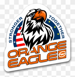 The Orange Eagle Will Take Off In - Power Clipart