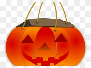 Pumpkin Clipart Bag - Trick Or Treat Bag Png Transparent Png