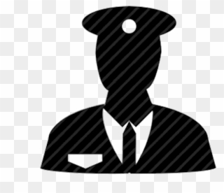 Guard Tour System - Security Guard Icon Blue Clipart