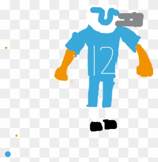 He Like's To Play Football He Is A Qb He Is Good At Clipart