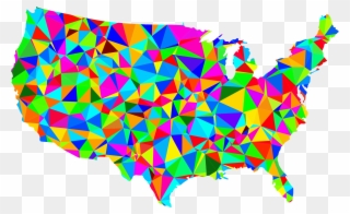 Low Poly America Clipart