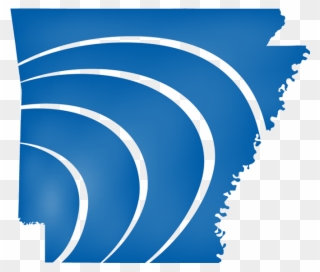 Arkansas State Map Flag Clipart
