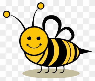 Cute Bee Png - Save The Bees Plant Flowers Clipart