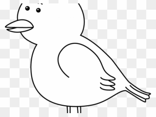 Bird Clipart Outline - Png Download