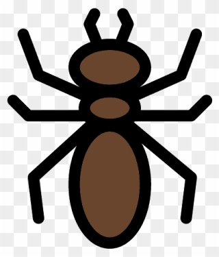 Ant Emoji Clipart - Icon - Png Download