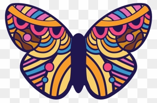 2020 Butterfly Decorative - Girl Scout Cookies 2020 Butterfly Clipart