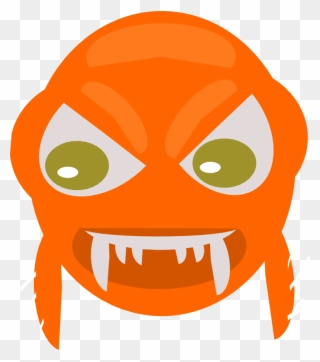 Angry Fish Clip Art At Clker - Fish Face Clipart Free - Png Download