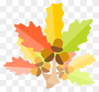 Oak Tree Leaves Clipart - Png Download