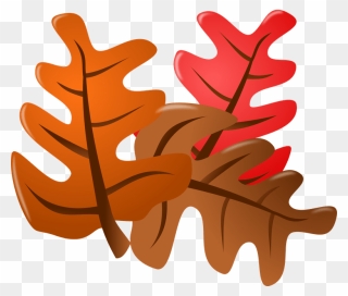 Brown Fall Leaves Clip Art - Png Download