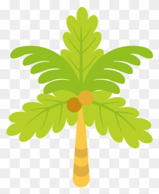 Palm Tree Clipart - Illustration - Png Download