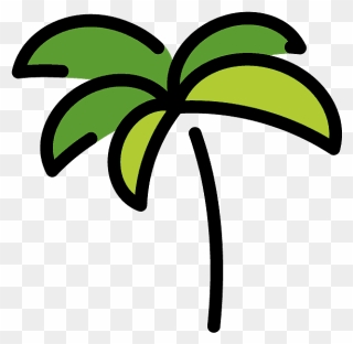 Palm Tree Emoji Clipart - Emoji - Png Download