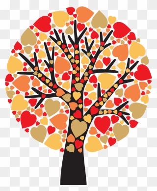 Clipart Leaves Family Tree - Évszaknaptár - Png Download