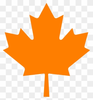 Free Orange Leaves Cliparts, Download Free Clip Art, - Canada Flag - Png Download