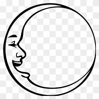 Moon Clipart Black And White Free Clipart Images - Moon Clip Art Black & White - Png Download