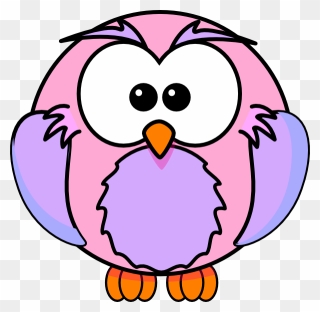 Snowy Owl Clipart - Owl Cartoon Coloring Pages - Png Download