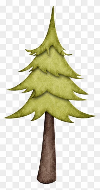 Jss Happycamper Pine Tree 3 - Camping Leaves Clipart - Png Download