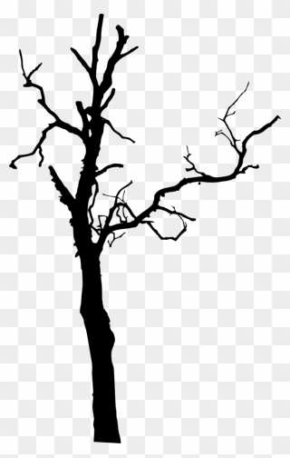Dead Tree Branch Png - Dead Tree Silhouette Png Clipart