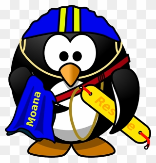 Penguin Lifeguard Clip Art At Clker - Surf Life Saving Clip Art - Png Download