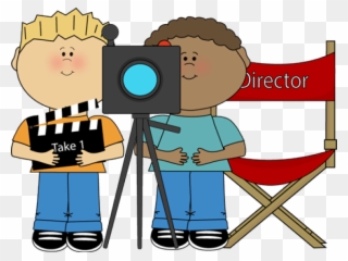 Photo Camera Clipart Motion Picture Camera - Movie Making Clip Art - Png Download