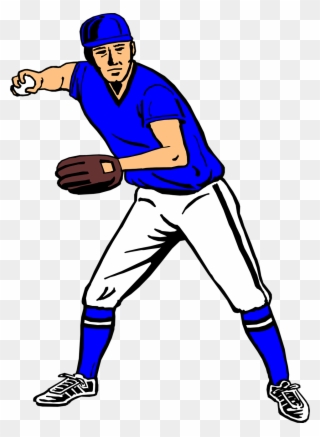 Baseball Player Clipart 2 Clipartix Png 958 1310 Pictures - Baseball Pitcher Clip Art Free Transparent Png