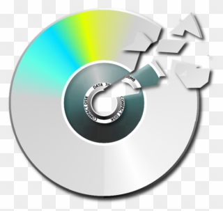 Compact Disk Clipart Film Dvd - Broken Disk Png Transparent Png