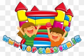 Bouncy Castle Photobooth Obstacle Course Disco Domes Clipart