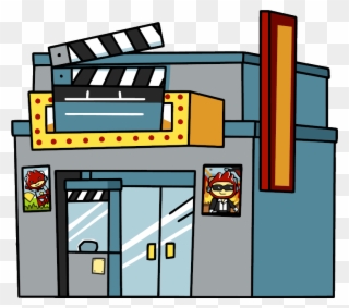Film Clipart Drama Movie - Movie Theater Cartoon Png Transparent Png