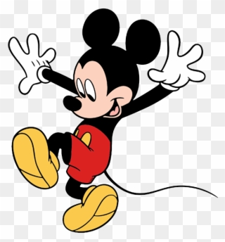 Mickey Mouse Clip Art - Mickey Mouse Looking Down - Png Download