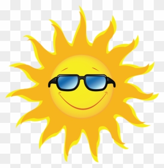 Sunshine Sun Clip Art Free Clipart Images 4 - Free Sun Wearing Sunglasses Clipart - Png Download