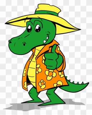 Alex The Alligator Fun Games And Learning - Cartoon Sun Safety Clipart