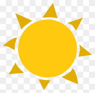 Clipart Of A Sun - Sunny Icon - Png Download