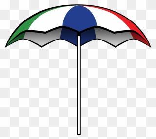Summer Umbrella Clipart, Vector Clip Art Online, Royalty - Summer Umbrella - Png Download