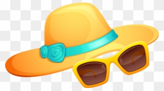 Summer Clipart Free Clipart Image - Beach Hats Clip Art - Png Download