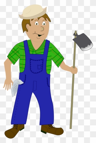 Farmer Clipart Images - Cartoon Farmer Transparent Background - Png Download
