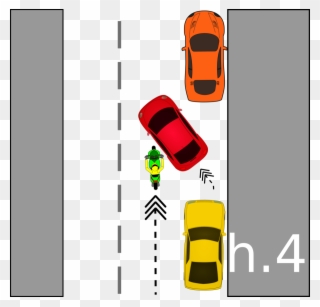 Road Accident Cilpart Clipart Traffic Collision Car - Gambar Vektor Motor Tampak Atas - Png Download