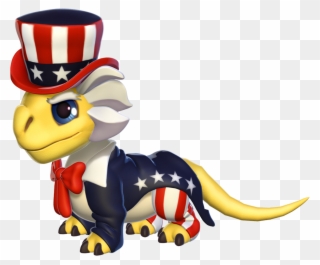 Uncle Sam Dragon Baby - Uncle Sam Clipart
