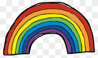 Rainbow Clip Art Free - Many Colours In A Rainbow - Png Download