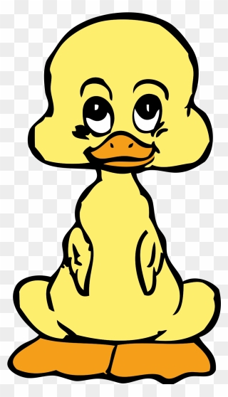 Download Jpg Black And White Download Free Clip Art - Cartoon Baby Duck Png Transparent Png