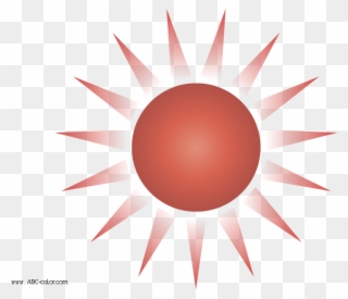 Raster Clipart Sun - Weather Pictogram - Png Download