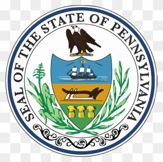 Free Vector Pennsylvania State Seal Clip Art - Pennsylvania Law - Png Download