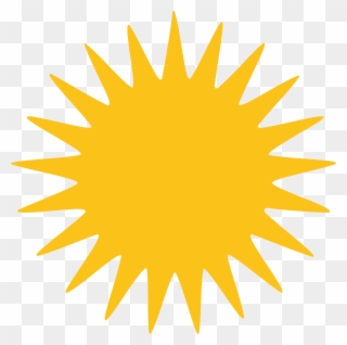 Yazidi Sun 21 Rays - Kurdistan Sun Clipart