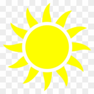 Half Of A Yellow Sun Computer Icons - Clip Art Yellow Sun - Png Download