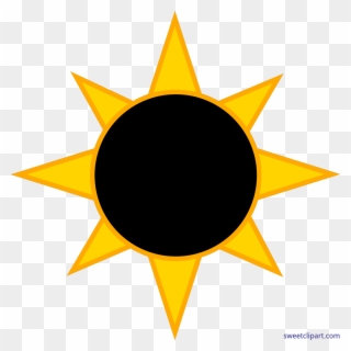 Solar Eclipse Sun Clip Art - Solar Eclipse Clip Art - Png Download
