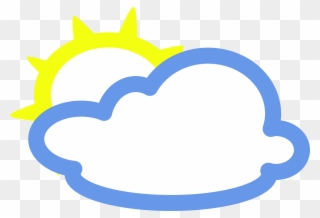 Sunbeams, Fog, Clouds, Sunrays, Weather, Sun, Cloud - Weather Symbols Of Clouds Clipart