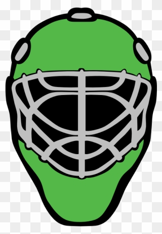 Goaltender Mask Ice Hockey - Hockey Goalie Mask Vector Clipart