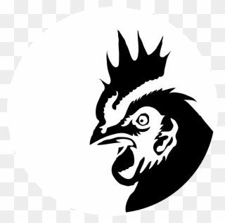 Chicken Profile Black Silhouette Clip Art - Chicken Head Silhouette Png Transparent Png
